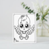 かわいい子供たちがページを色付け (スタンド正面)