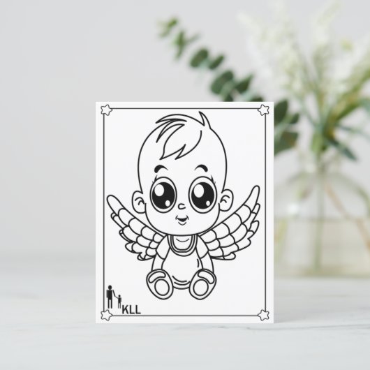 かわいい子供たちがページを色付け (スタンド正面)