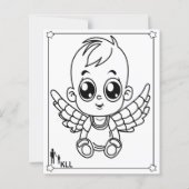 かわいい子供たちがページを色付け (正面)