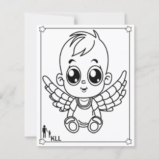 かわいい子供たちがページを色付け