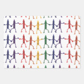 かわいい子供たちのためのクレヨン芸術 ラッピングペーパーシート (正面3)