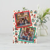 かわいい子供たちのスレッジングツー フォト クリスマス (スタンド正面)