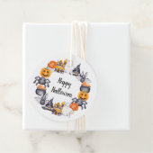かわいい子供たちのハロウィンパーティー フェイバータグ (インサイチュ)
