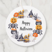 かわいい子供たちのハロウィンパーティー フェイバータグ (正面)