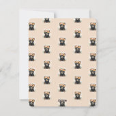 かわいい子供たちの教室 あなたはクマのようにとってもスウィートなバレンタイン シーズンカード (裏面)