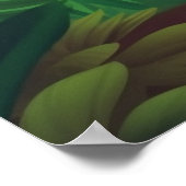 かわいい子供たち子供部屋タイガージャングル愛好家ポスター ポスター (角)