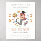 かわいい子供たち水中マーメイドプリスクール卒業 ポスター (正面)