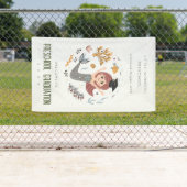 かわいい子供たち水中マーメイドプリスクール卒業 横断幕 (インサイチュ)