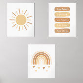 かわいい子供たち肯定ボホサンレインボーハート (正面)