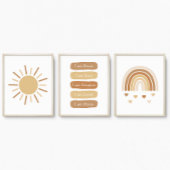 かわいい子供たち肯定ボホサンレインボーハート