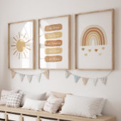 かわいい子供たち肯定ボホサンレインボーハート