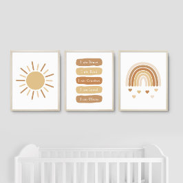 かわいい子供たち肯定ボホサンレインボーハート