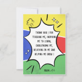 かわいい子供たち サンキューカード (裏面)