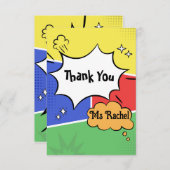 かわいい子供たち サンキューカード (正面/裏面)