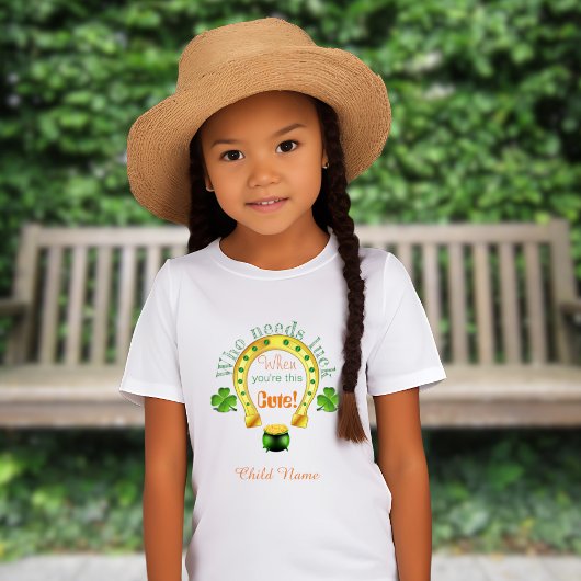 かわいい子供たち セントパトリックの日 Tシャツ