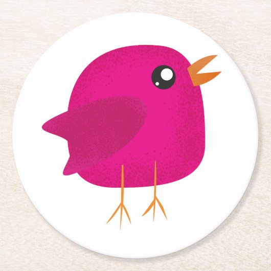 かわいい子供たち ラウンドペーパーコースター (正面)