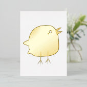 かわいい子供たち 箔招待状 (立ち正面)