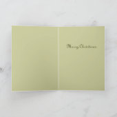 かわいい子供と子犬のヴィンテージクリスマスカード シーズンカード (内部)