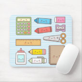 かわいい子供のための新学期グッズ マウスパッド (マウス)