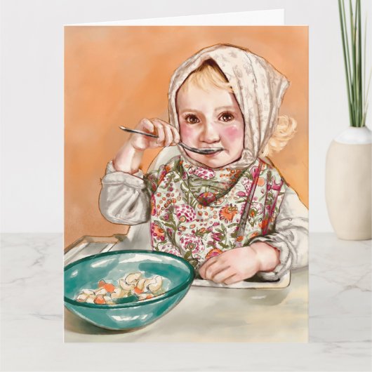 かわいい子供のカード カード (正面)