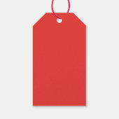 かわいい子供のサンタクリスマスプレゼントタグ ギフトタグ (裏面)