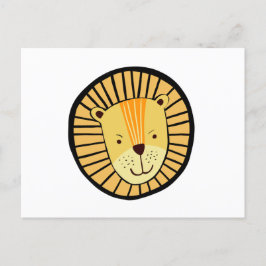 かわいい子供のジャングルライオン ポストカード