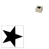 かわいい子供のジャーナリングスクラップブッキング 5 ブランチ スター ラバースタンプ (押印)