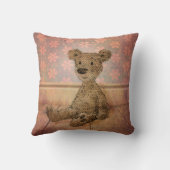 かわいい子供のテディー・ベア クッション (裏面)