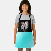 かわいい子供のユニコーン妖精の名前を追加 エプロン (インサイチュ)