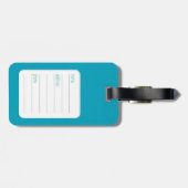 かわいい子供の孤のキャンプの野性生物の荷物のラベル ラゲッジタグ (裏面横)