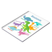 かわいい子供の恐竜 ノートブック (左側)