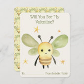 かわいい子供の教室 バレンタインになりますか シーズンカード (正面/裏面)