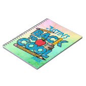 かわいい子供の新学期 ノートブック (左側)