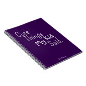 かわいい子供の言葉ノート ノートブック (右側)