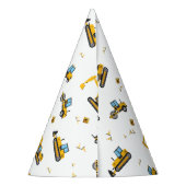 かわいい子供の誕生日デコレーション建築紙 パーティーハット (裏面)