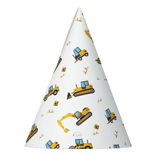 かわいい子供の誕生日デコレーション建築紙 パーティーハット (左)