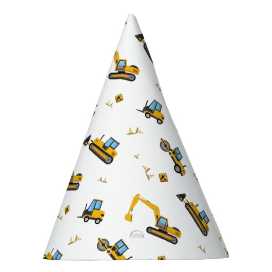 かわいい子供の誕生日デコレーション建築紙 パーティーハット (右)