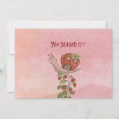 かわいい子供の誕生日写真　ありがとうカード サンキューカード (裏面)