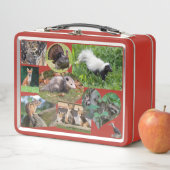 かわいい子供へ動物 メタルランチボックス (インサイチュ)