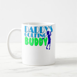かわいい子供ゴルフシャツ パパのゴルフ仲間 息子 ボーイ コーヒーマグカップ