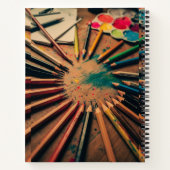 かわいい子供向けのスケッチブック ノートブック (裏面)