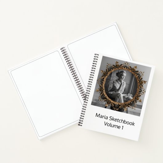 かわいい子供向けのスケッチブック ノートブック (内部)