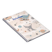 かわいい子供向け恐竜カスタム ノートブック (右側)