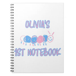 かわいい子供向け落書きワームの絵 ノートブック
