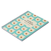 かわいい子供用北極クマのパーソナライズグッズ ノートブック (左側)