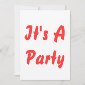 かわいい子供用ABCハンドペイント123 招待状 (裏面)