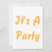 かわいい子供用ABCハンドペイント123 HB 招待状 (裏面)