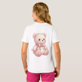 かわいい子供用Tシャツ Tシャツ (裏面フル)