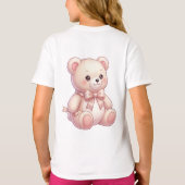かわいい子供用Tシャツ Tシャツ (裏面)