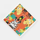 かわいい子供部屋のジャングル動物の装飾 (コーナー)